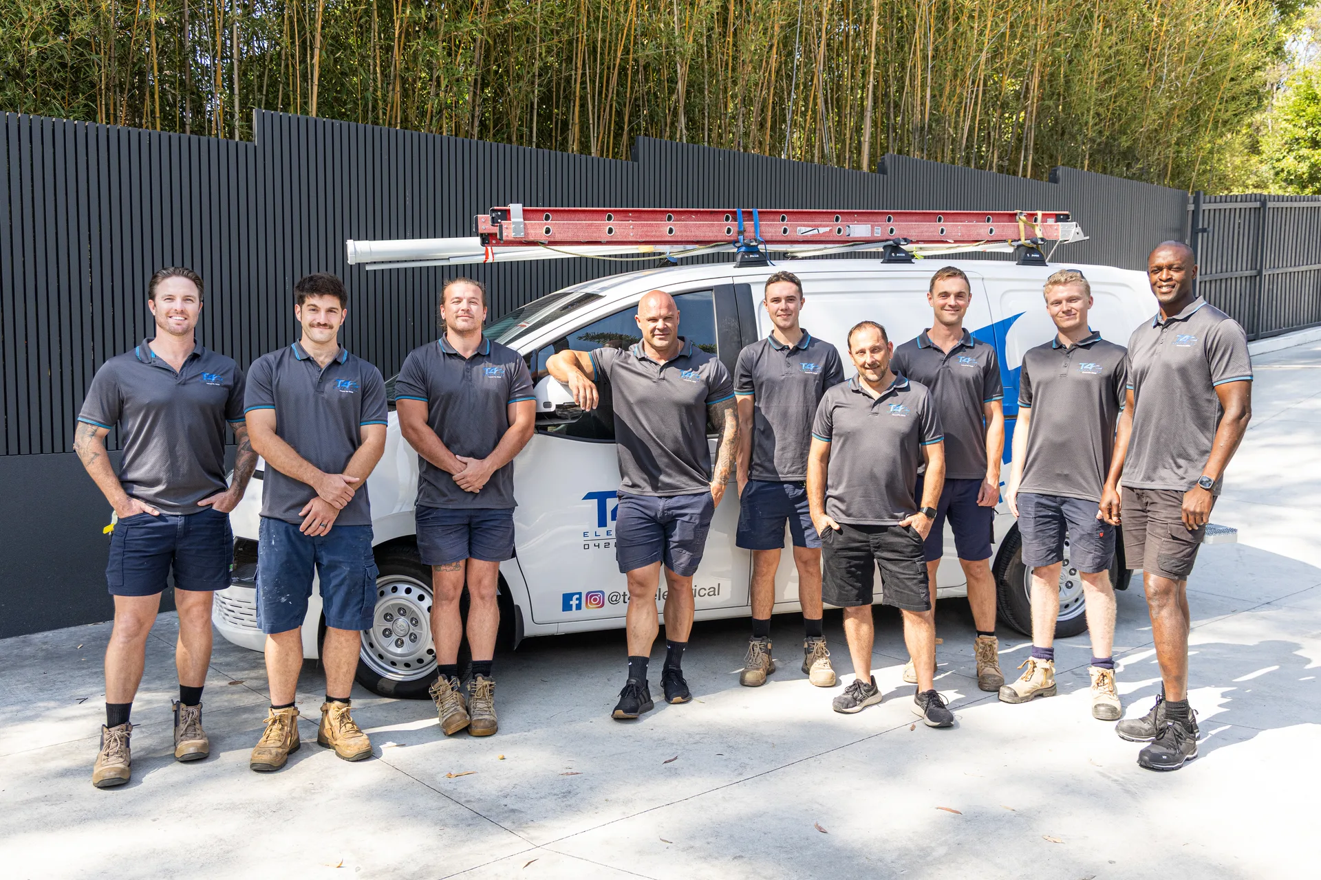 The Air Conditioning Arundel team with a service van